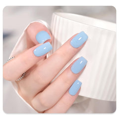 GAOY Calm Breeze shade swatch showing the blue color reference