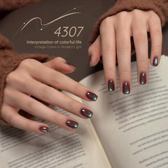 GAOY magnet demonstrates cat-eye effect on nails with a subtle shift