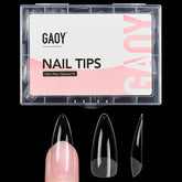 GAOY Medium Stiletto Tips 240pcs bundle for at-home nail art.