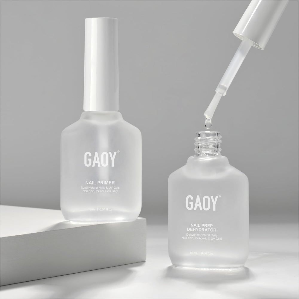 GAOY nail dehydrator bottle removes oils for better gel polish adhesion