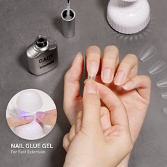 GAOY nail extension application scene for a precise, smooth finish.