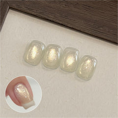 GAOY nails prepped with buffing for a smooth base