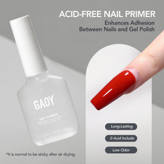 GAOY nail prep set box shows two 0.54 fl oz bottles for home use