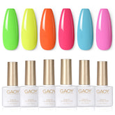 GAOY Neon Gel Nail Polish orange—bold at-home color with long-lasting shine