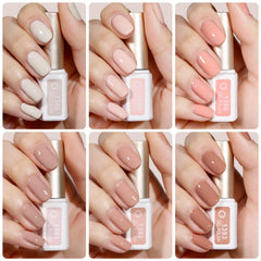 GAOY gel polish bottle close-up highlighting glossy finish and smooth application