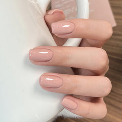 GAOY Pink Gel Nail Polish flat brush detail enables precise edge control.