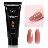 GAOY Poly Gel 60g pink maroon bottle for long-lasting nail extensions