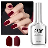 GAOY red gel nail polish bottle in 1149 shade for long-lasting color.