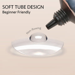 GAOY Rhinestone Glue showing easy, precise application for nails.