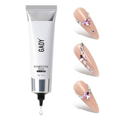 GAOY Rhinestone Glue for strong adhesion on nail gems and decorations.