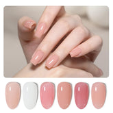 GAOY rubber base gel bottle for fast, durable one-step manicure