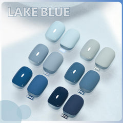 GAOY six-color nude gray baby blue palette for versatile nails