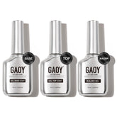 GAOY top coat bottle gloss delivers a rock-hard, glass-like finish.