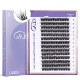 GAQQI GQ03 lash clusters 168pcs pack for natural, customizable eyelash looks.