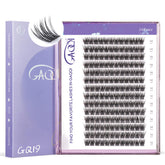 GAQQI GQ19 wispy lash clusters in D curl for natural daily lift.
