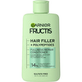 Garnier Fructis Hair Filler Fullness Conditioner bottle showing volumizing formula for thin hair