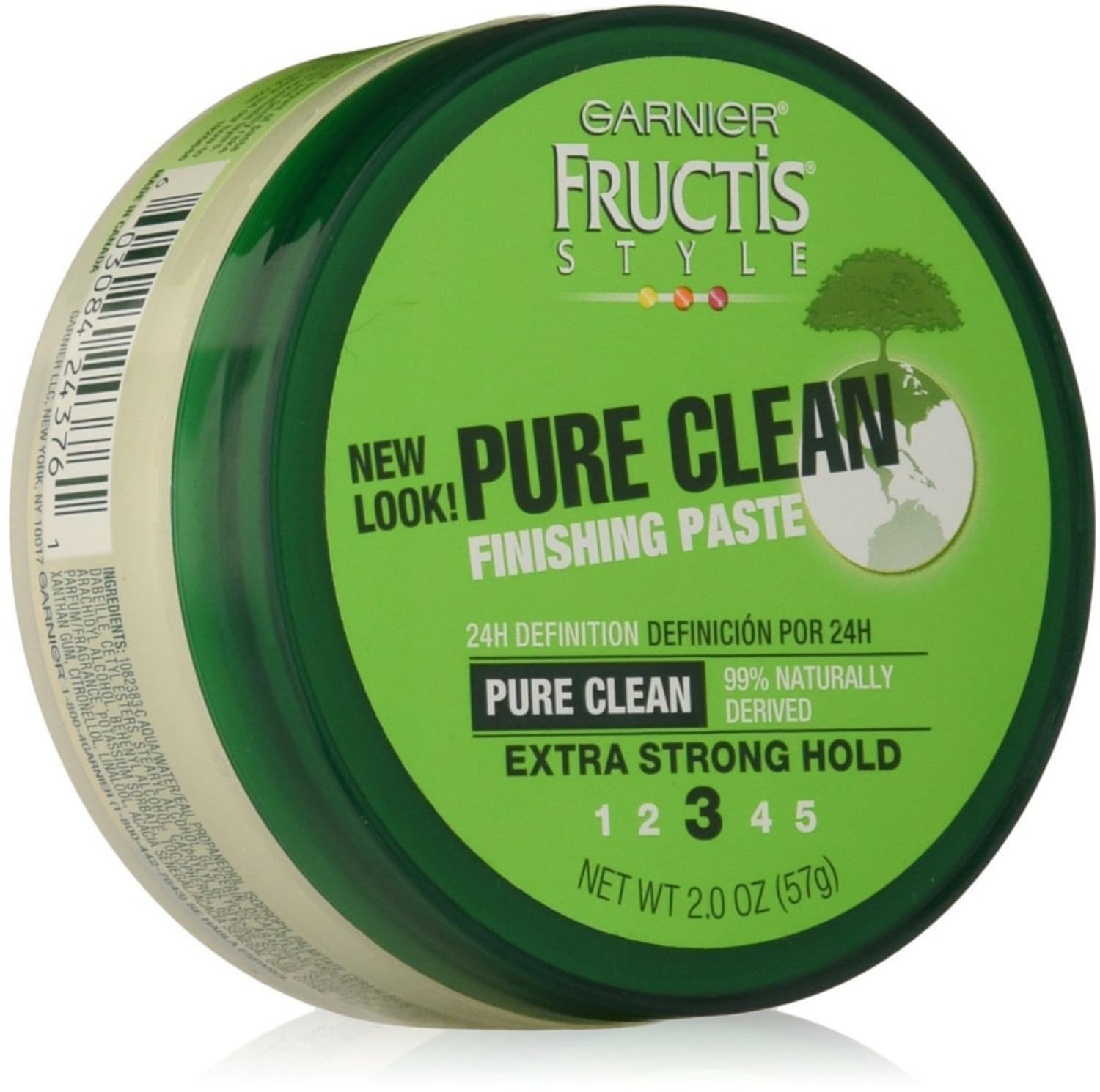 Garnier Fructis Style Pure Clean Finishing Paste 2oz pack with hold for textured looks.