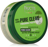 Garnier Fructis Style Pure Clean Finishing Paste 2oz pack with hold for textured looks.