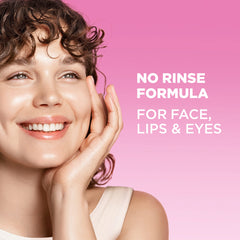 Garnier Micellar Water with Rose texture shot highlighting hydration.