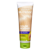 Garnier Nutrisse Color Reviver 5 MIN Color Mask packaging boosts cool blonde vibrancy.