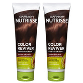 Garnier Nutrisse Color Reviver warm brown tube for quick color refresh and nourishment