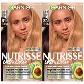 Garnier Nutrisse Ultra Color LC3 Blonde bottle with nourishing oils for bold color