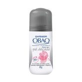 Garnier Obao roll-on delicate skin bottle ready for daily protection.