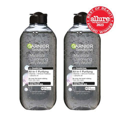 Garnier SkinActive micellar-magnet-cleanse: removes makeup and impurities in one rinse-free step.