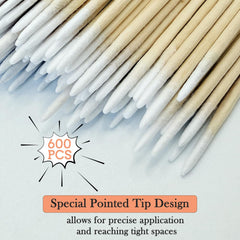 Garrelett micro swabs designed for microblading and nail art in tight spaces.