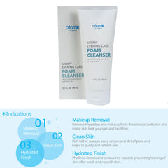 GASHINA STORY A.T.O.M.Y foam lather highlights gentle cleansing