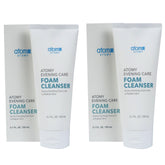 GASHINA STORY A.T.O.M.Y Evening Cleanser pack front with two bottles for routine use