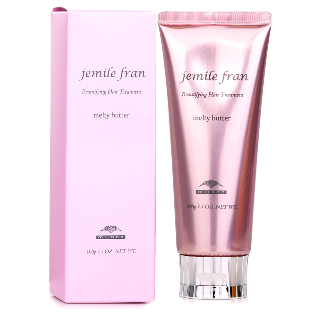 GASHINA STORY Mil-bon Jamile-Fran Melty Butter hair cream jar for deep hydration.
