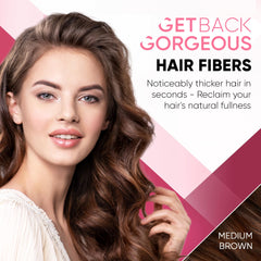 GBG Hair Fibers dry application demonstrates easy, precise dispensing.