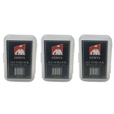 G.B.S Gents Alum Block with plastic case, 3.5 oz pack, travel-ready