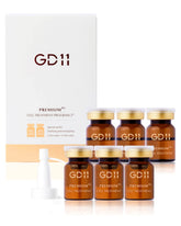 GD11 Premium Cell Treatment powder vial prepares at-home activation for the regimen.
