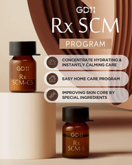 GD11 Rx SCM serum ampoules packaging for targeted hydration