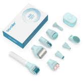 Gdbanlimi derma roller kit overview with 10‑in‑1 set for home use