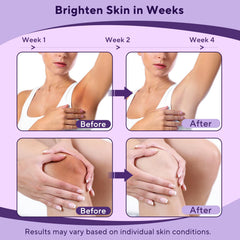 GEAFAW Vitamin C brightening application showing smooth, even coverage.