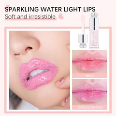 GECOMO lip gloss with pearly shimmer delivers glossy, eye-catching lips.