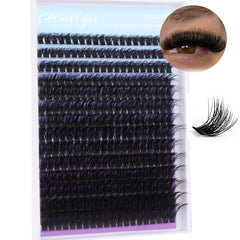 Geeneiya 80D lash clusters kit for at-home volume upgrade.