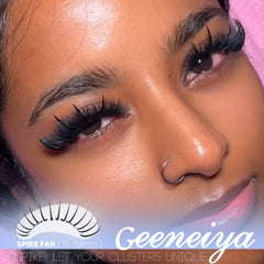 Geeneiya layered look combines spikes with other styles for multi-dimensional drama