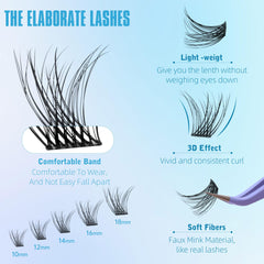 Geeneiya matte faux mink lashes with soft band for comfortable wear.