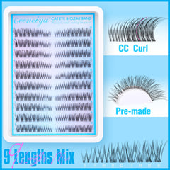Geeneiya soft synthetic fibers feel gentle and lightweight on lashes