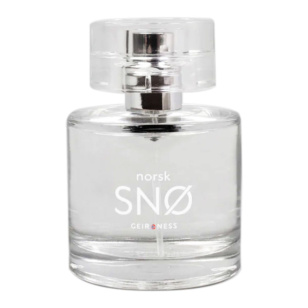 Geir Ness Norsk Sno bottle front showing a unisex fragrance for daily freshness.