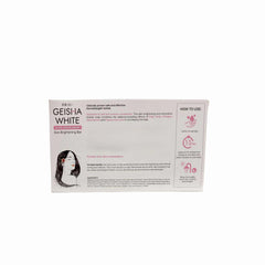 Geisha White Classic Bar closeup highlights smooth texture for gentle exfoliation.