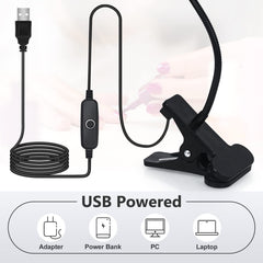 Geisofu USB-powered nail lamp, compatible with laptops and chargers.