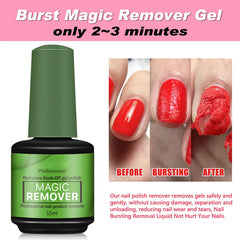 Green Gel Nail Polish Remover applies quickly for fast soak-off