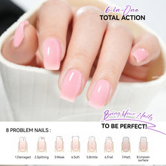 gelike ec 6-in-1 Nail Care bottle highlights damage repair and ridge smoothing