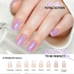 gelike ec keratin and jojoba formula nourishes nails gently