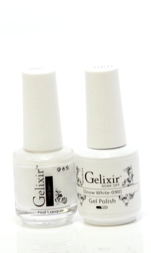 Gelixir Duo Snow White: matching gel and nail polish for a coordinated at-home manicure
